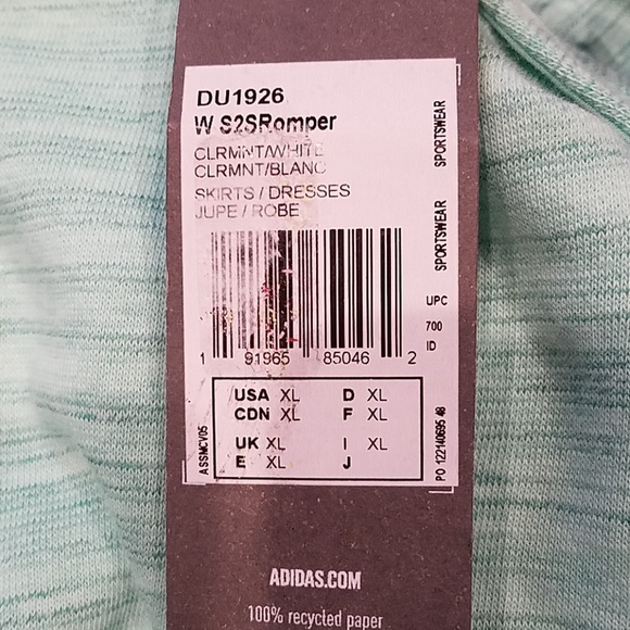 Adidas romper with pockets. - Picture 7 of 8